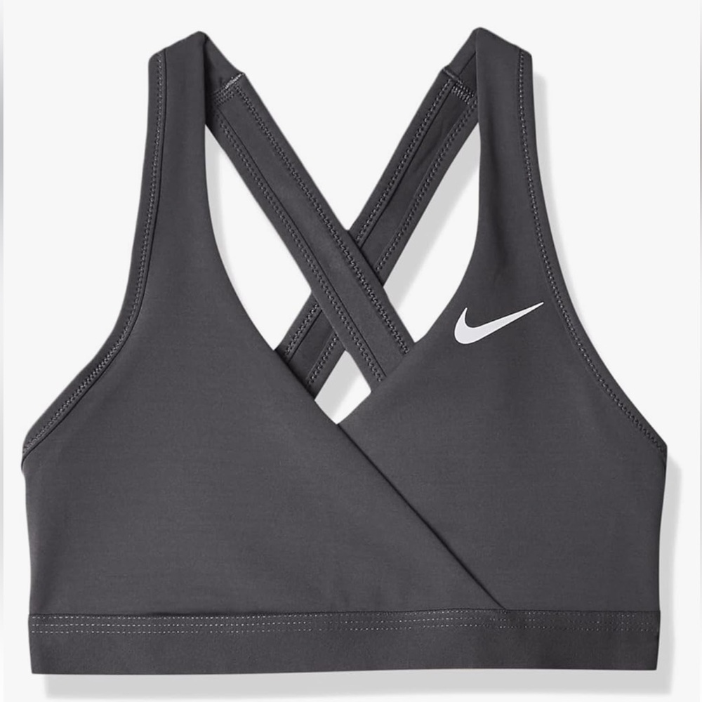 Nike Swoosh size M Padded Cross-Back Sports Bra medium support maternity comfort